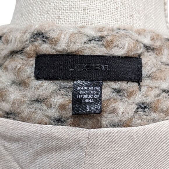 Joe's Erica Long Jacket Wool Mohair Blend in Tan Size S - Worn by Jessica Alba - Picture 11 of 12